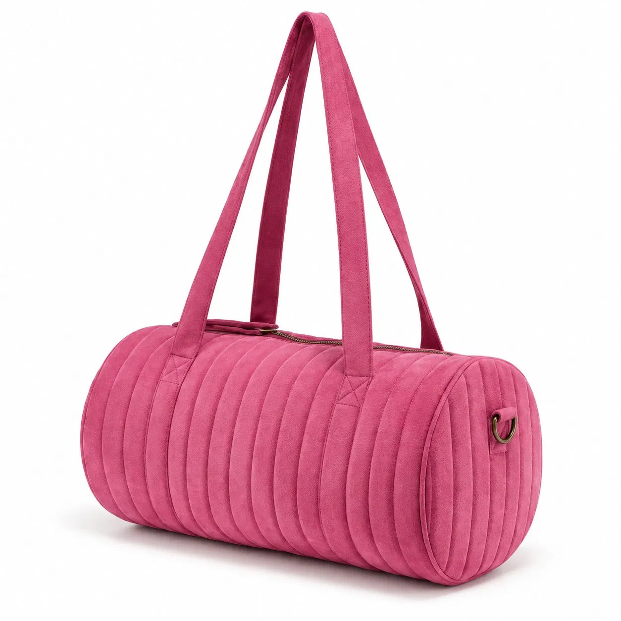 Logo Large Quilted Tennis Racket Duffle Tote Gym Bag