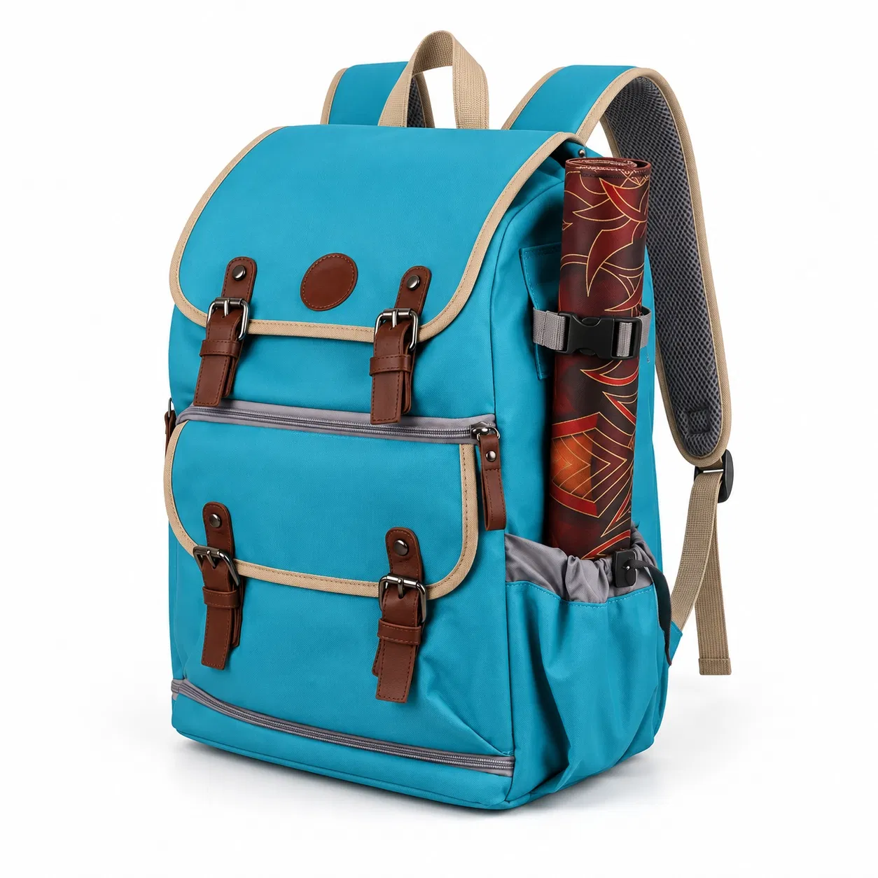 Custom Trading Card Storage Backpack with Adjustable Dividers and Playmat Straps