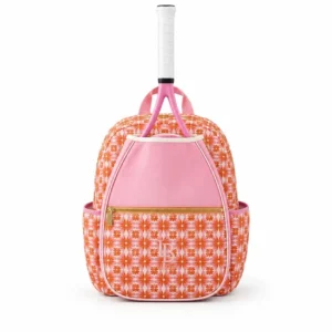 Custom Logo Floral Polyester Sports Racket Bag for Women Tennis Gear