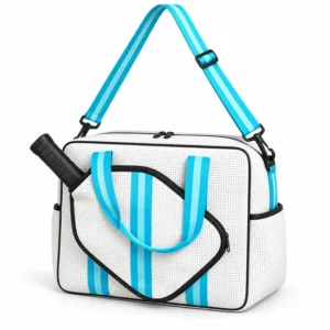 Custom Logo Polyester Pickleball Tote Racket Bag with Shoe Compartment