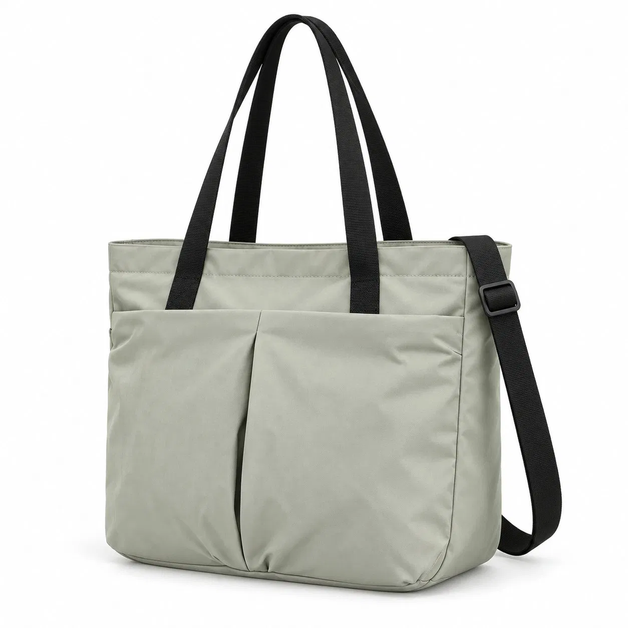 Nylon Women Shoulder Tote Bag with Carry Handles for Daily Shopping
