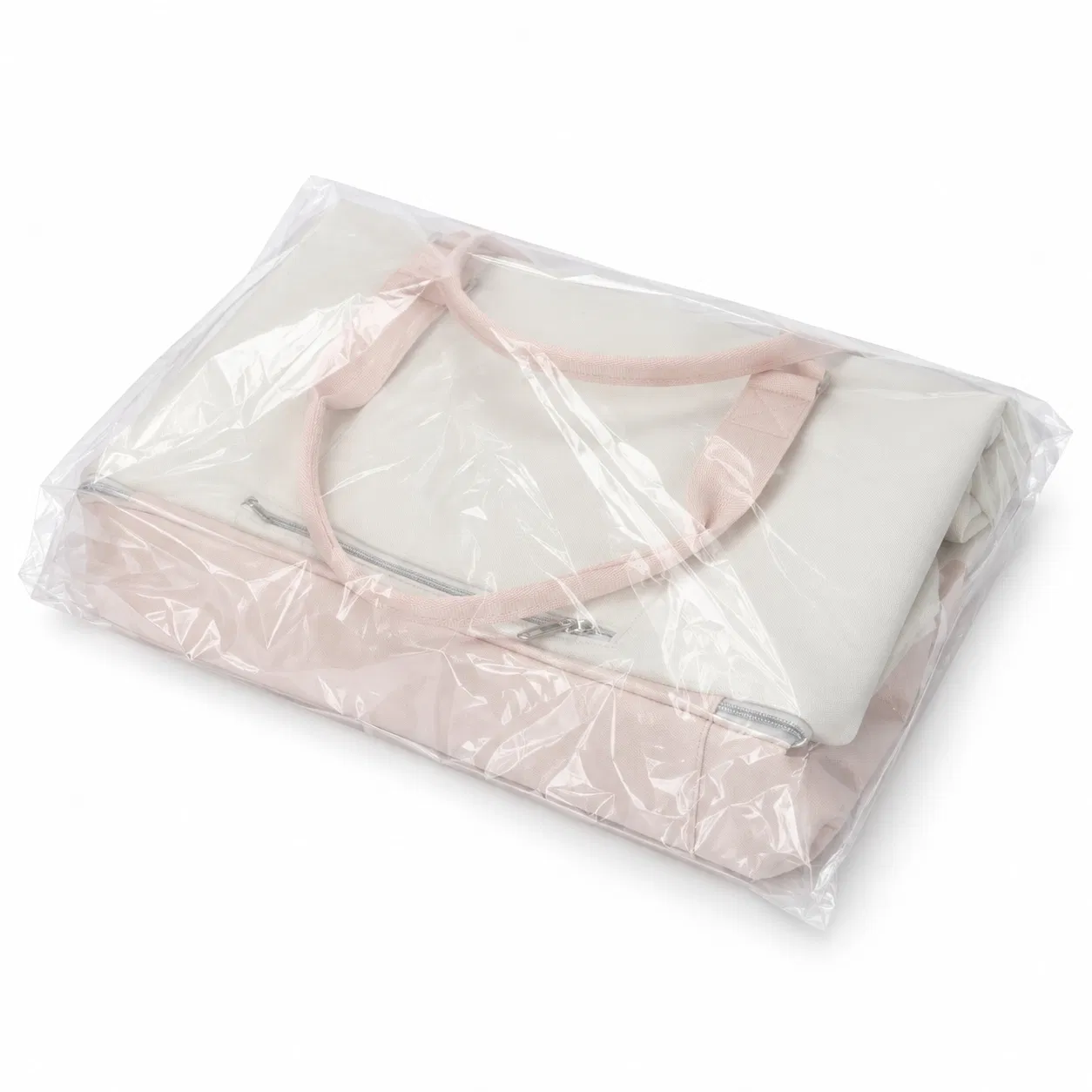 Polyester Weekender Duffel Bag with Bottom Shoe Compartment for Short Trips