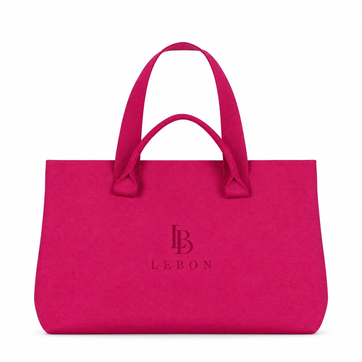 25L Knitted Shopping Tote Bag with Shoulder Straps and Custom Knitted Logo