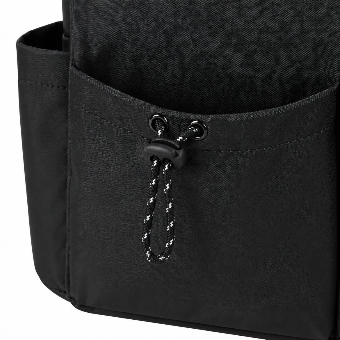 Nylon Tote Bag with Zipper and Adjustable Shoulder Strap