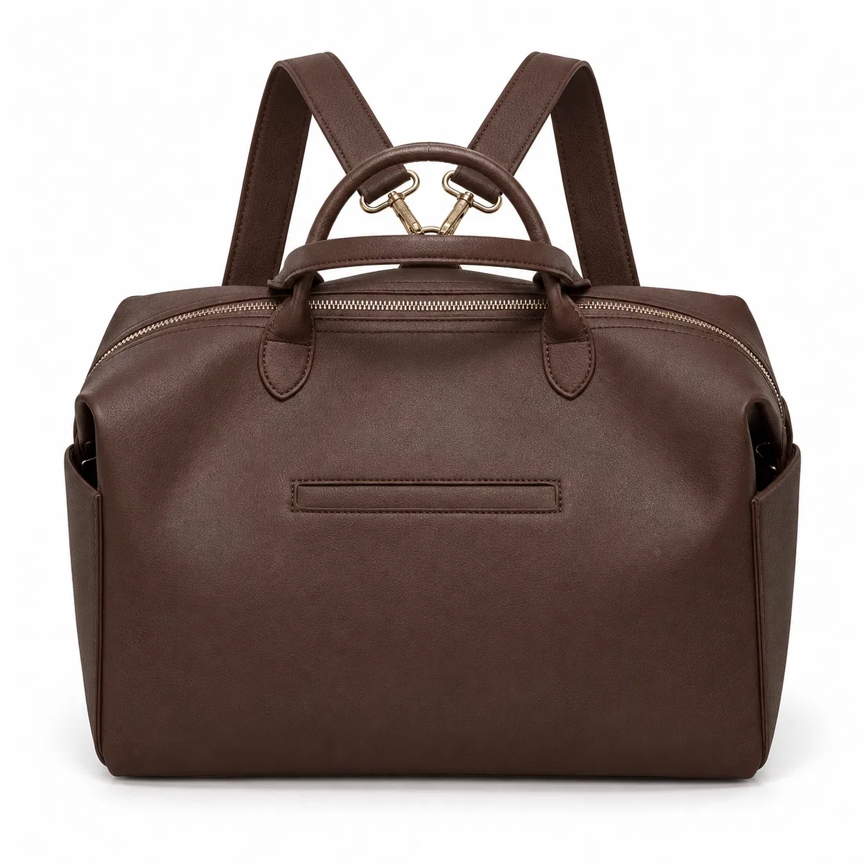 Custom Vegan Leather Diaper Bag for Baby Travel and Stroller Organization
