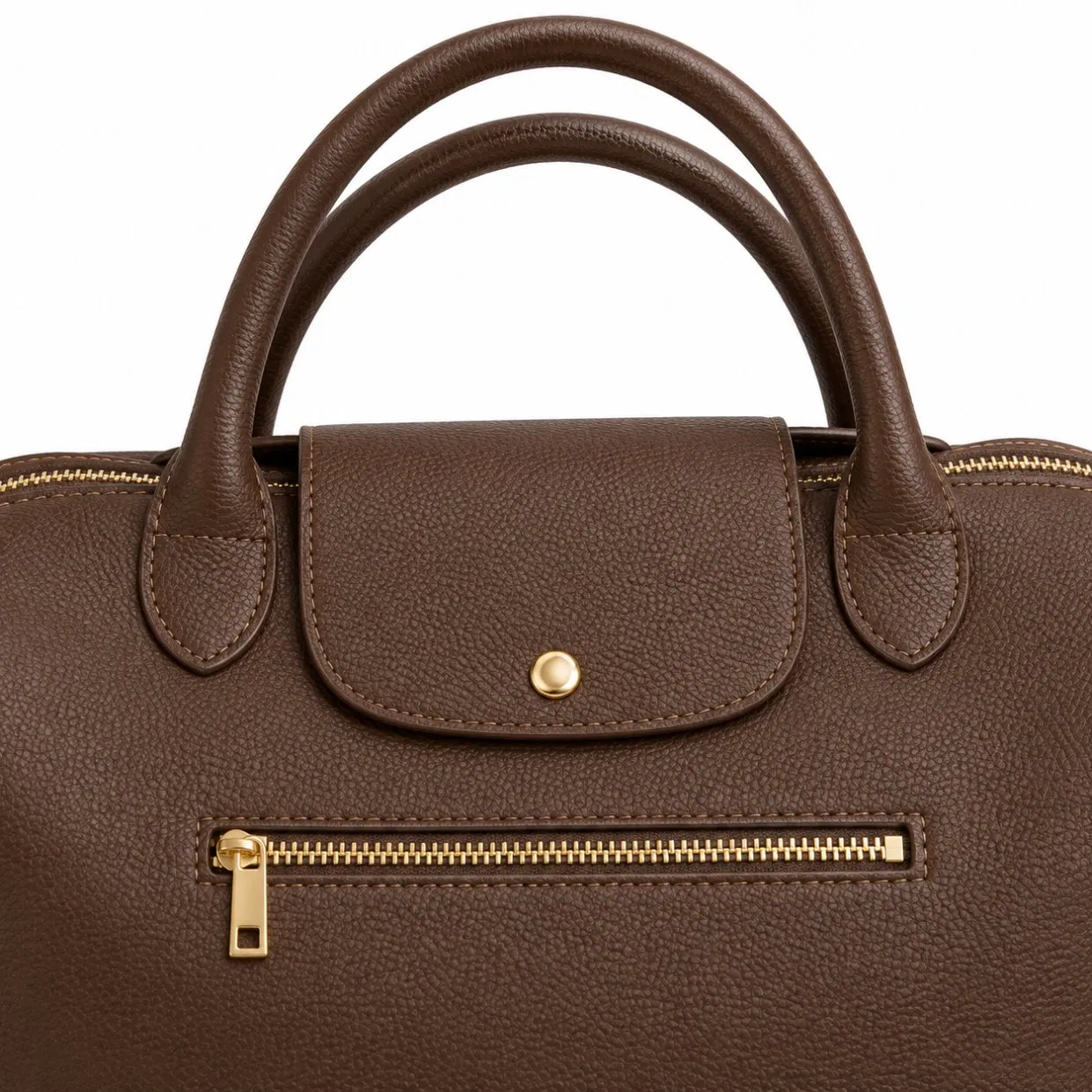 Custom Vegan Leather Diaper Bag for Baby Travel and Stroller Organization