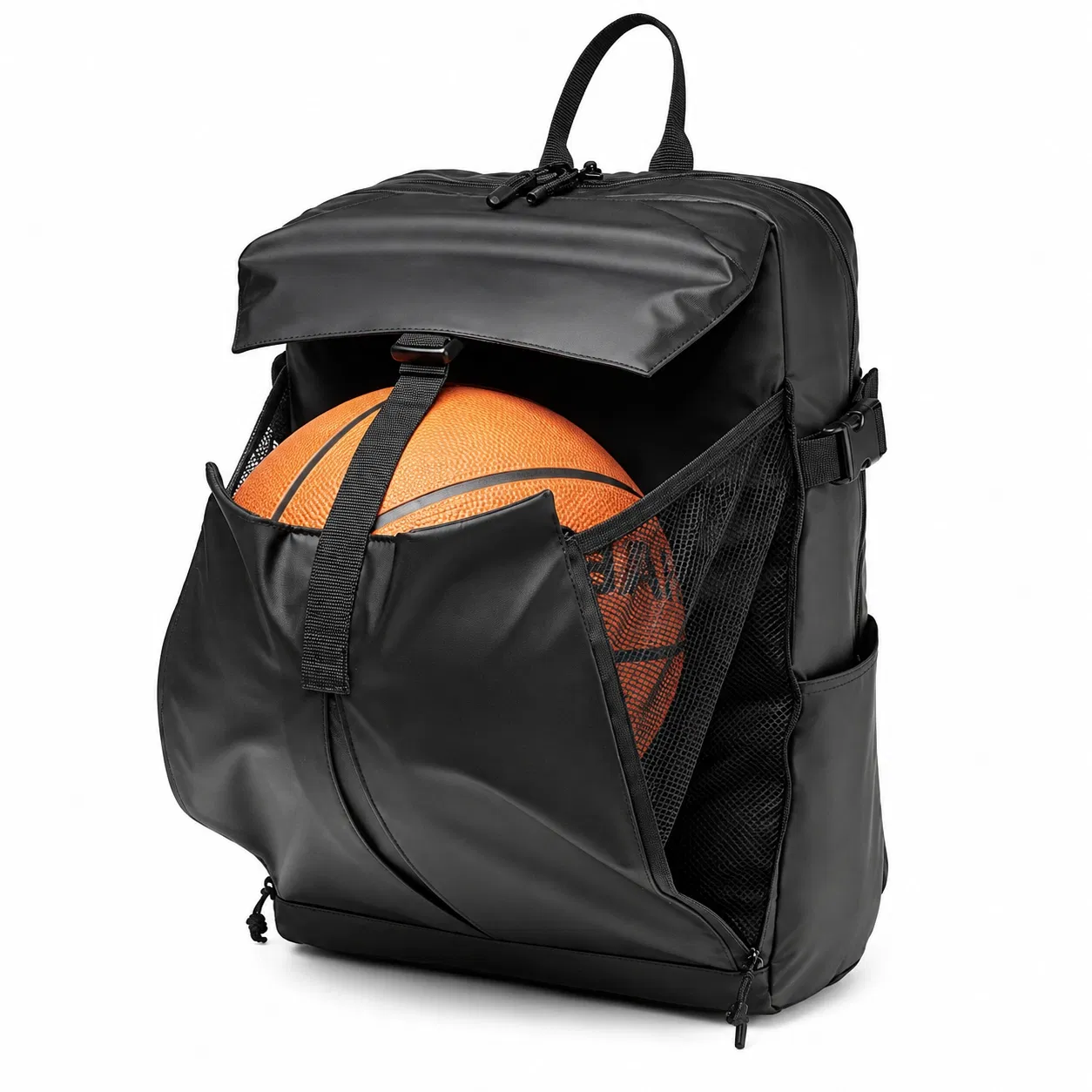 Custom Sports Laptop Backpack with Expandable Front Storage and Adjustable Shoulder Straps