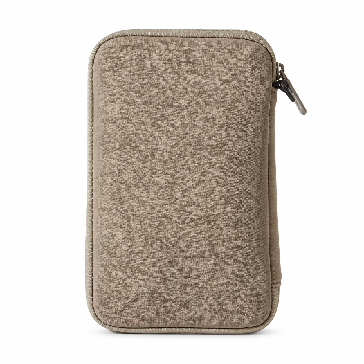 Lebon Neoprene Passport Wallet with Zipper Card Storage and Detachable Wrist Strap