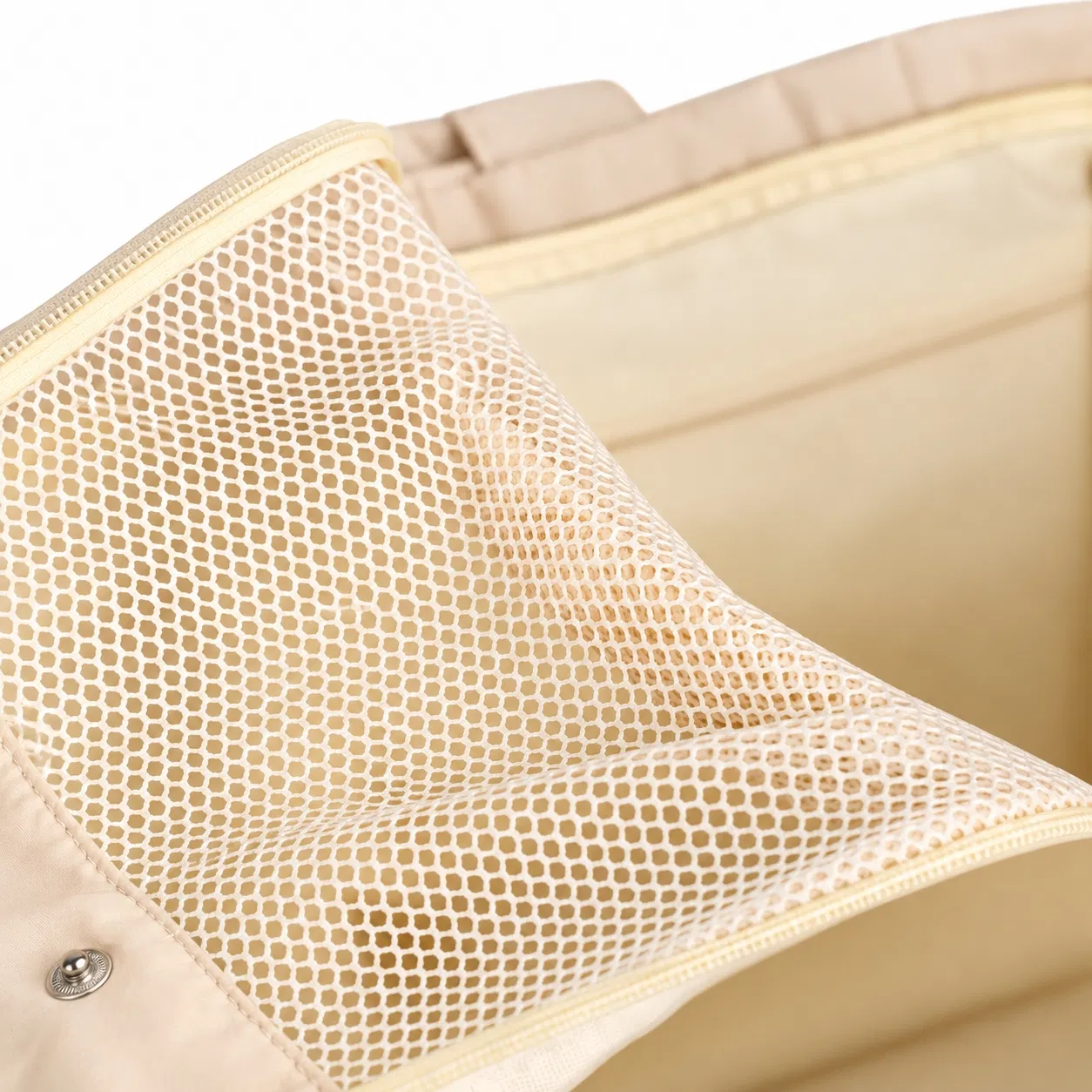 Custom Quilted Pet Carrier Tote with Mesh Zipper Top and Padded Handles