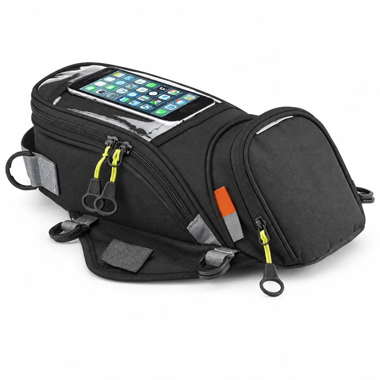 Lebon Motorcycle Tank Bag with Clear Phone Window and Detachable Shoulder Strap