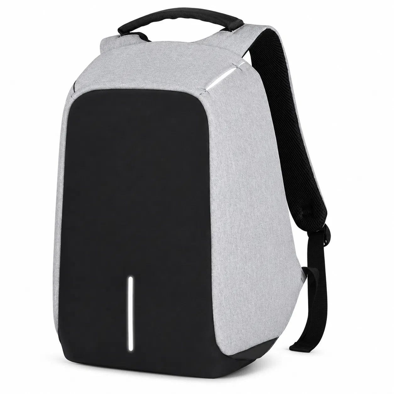 Custom Oxford Laptop Backpack with Interior Organizer Pockets and Padded Shoulder Straps
