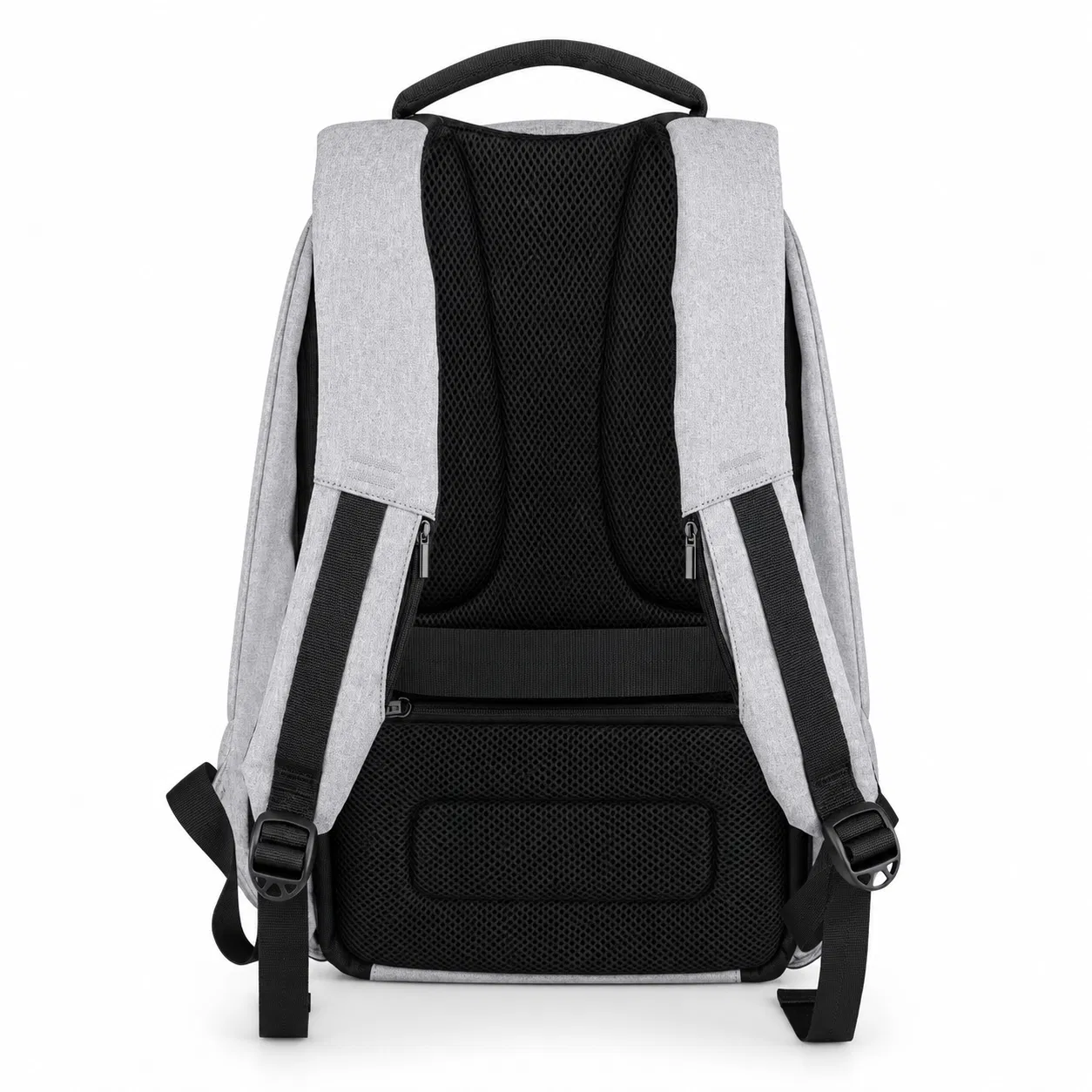 Custom Oxford Laptop Backpack with Interior Organizer Pockets and Padded Shoulder Straps