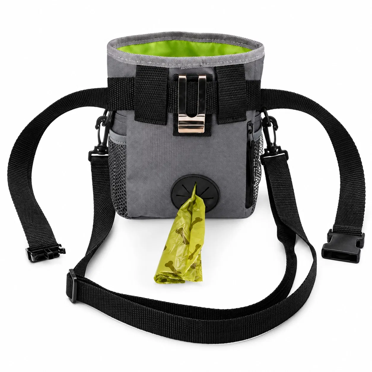Custom Oxford Dog Treat Pouch with Drawstring and Waist Belt
