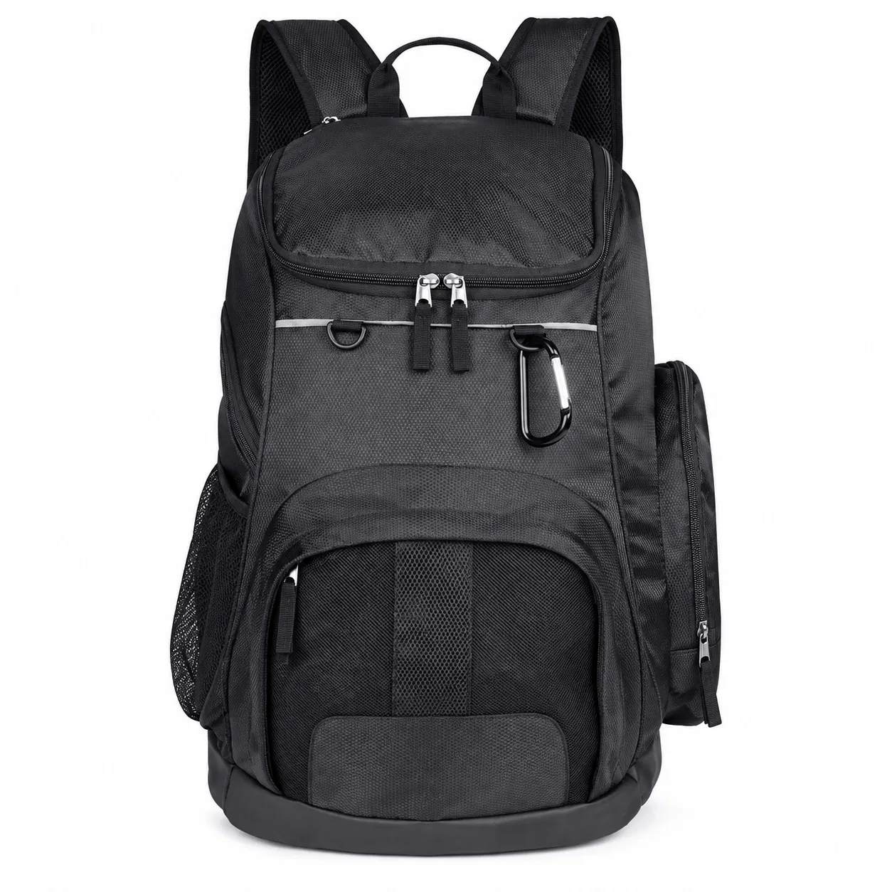 Lebon Polyester Basketball Backpack with Mesh Ball Pocket and Padded Straps
