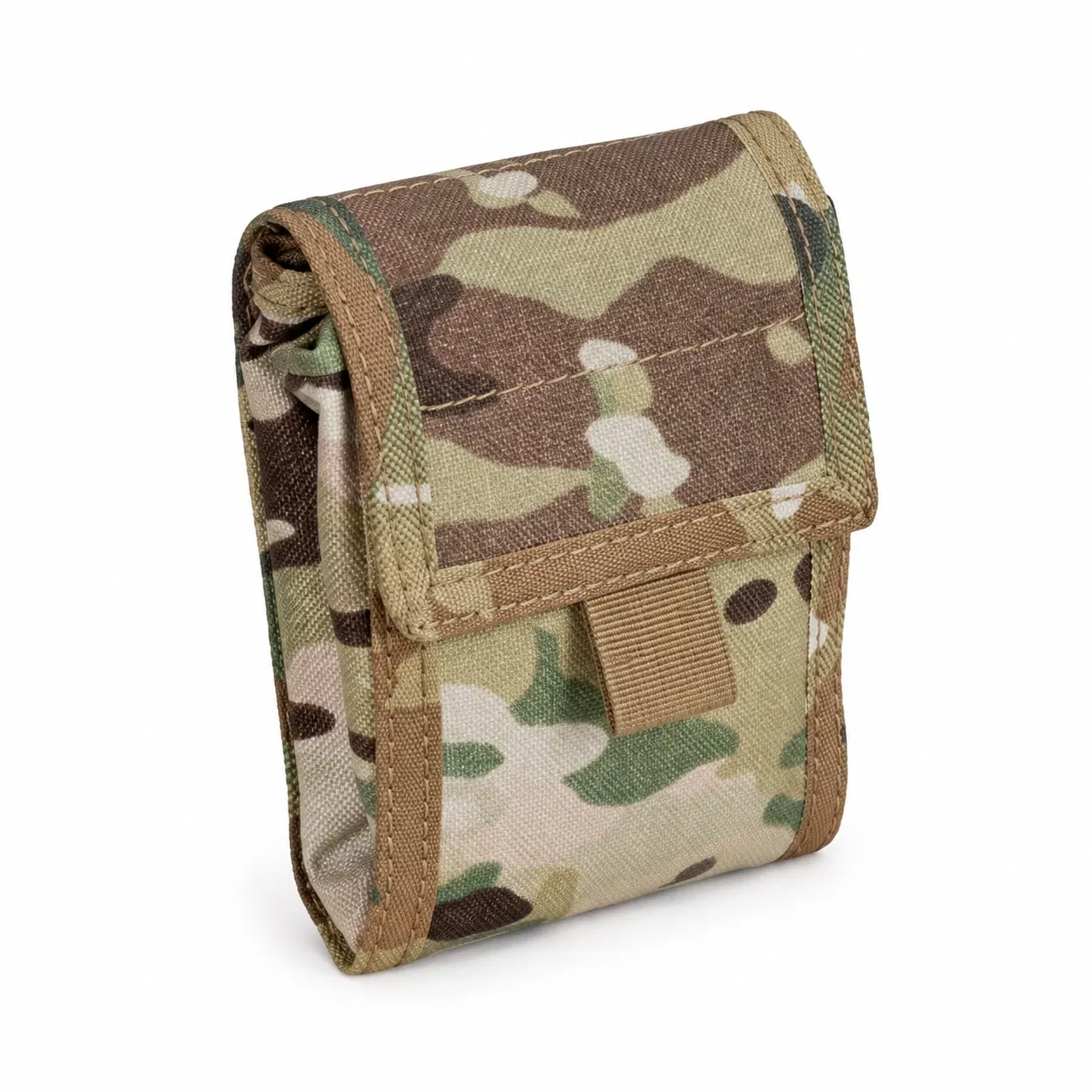 Lebon Foldable Camouflage Drawstring Utility Tool Pouch with Rear Attachment Straps