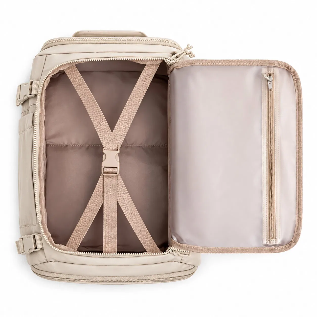Unisex Polyester Laptop Backpack with USB Port Large Capacity and Zipper Closure
