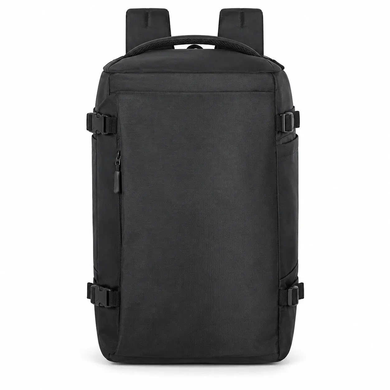 Custom Polyester Travel Backpack with Compression Buckles and Padded Straps