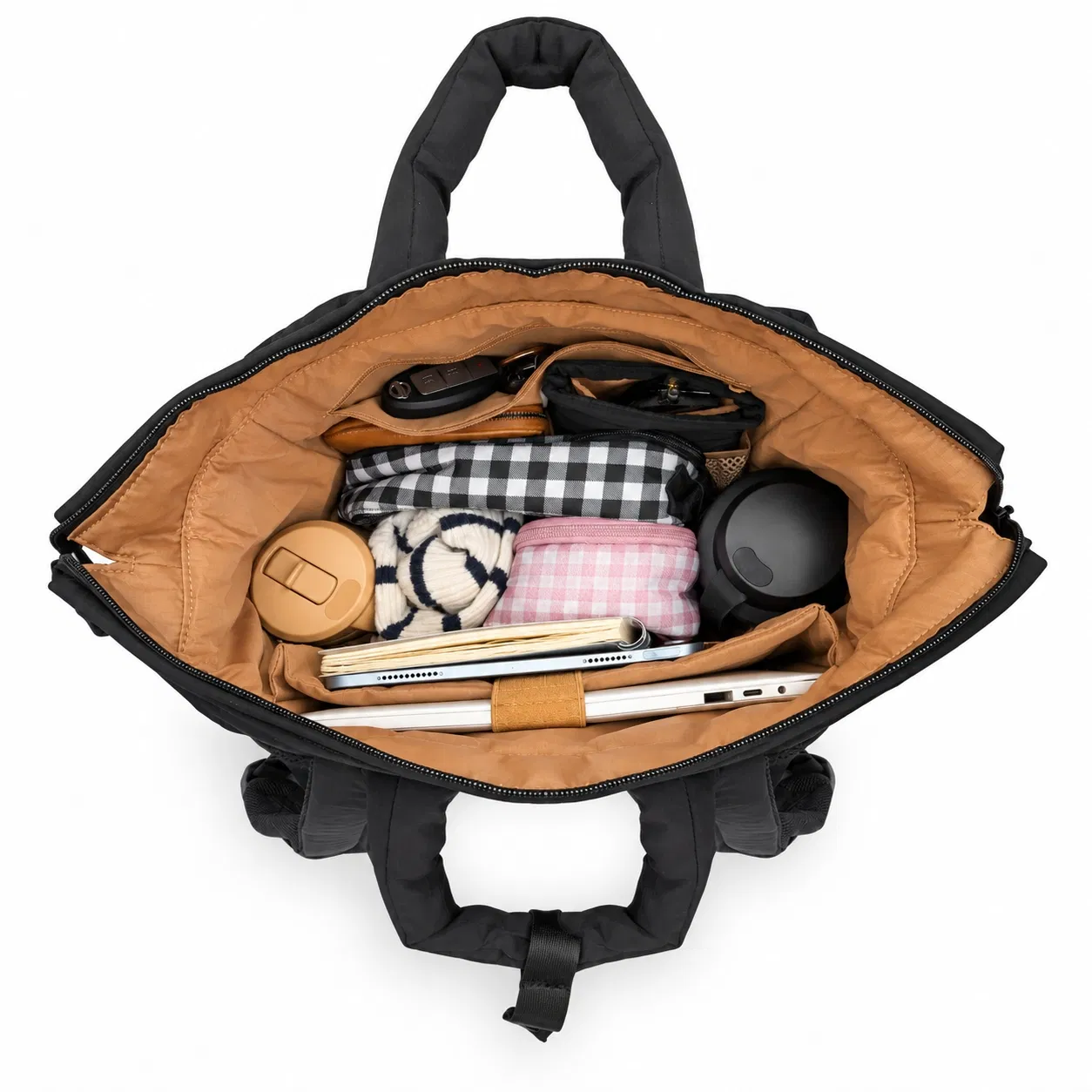 Custom Water Resistant Nylon Travel Laptop Daypack Backpack for Daily Commute