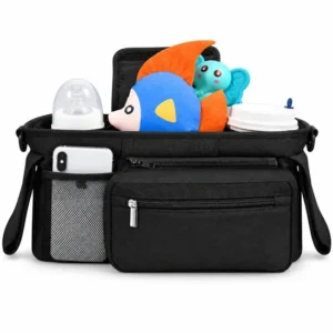 Custom Quilted Polyester Diaper Bag for Baby Essentials and Travel