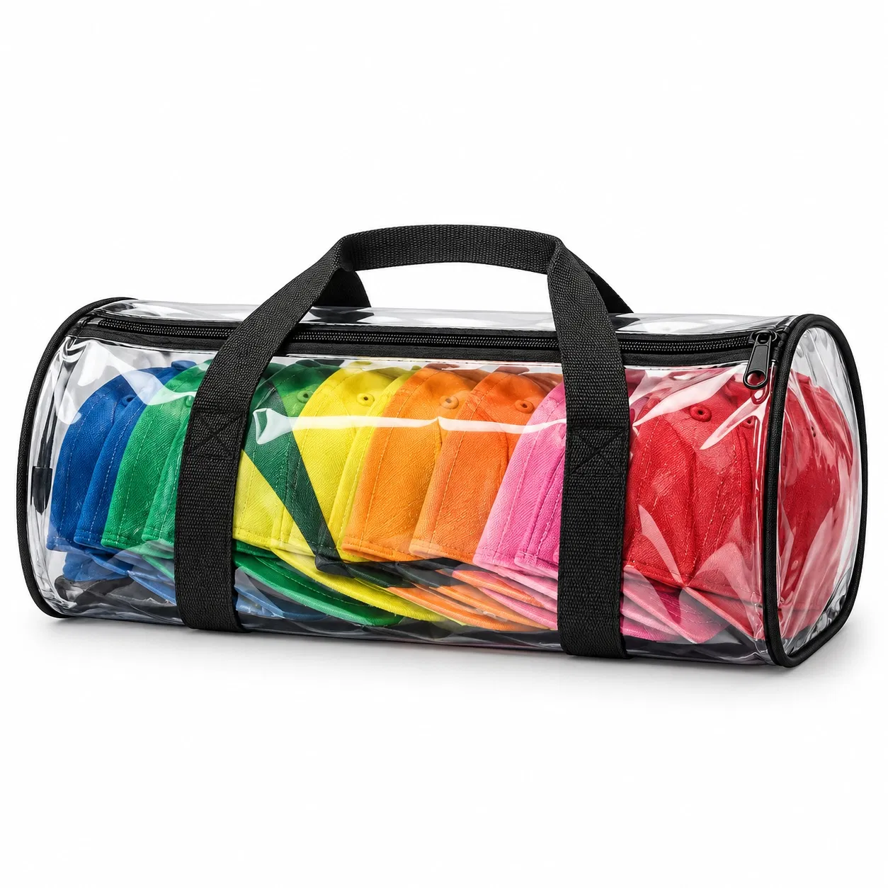 Transparent PVC Hat Carrier Bag
