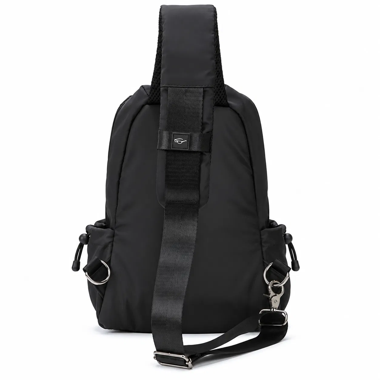 Waterproof 600d Polyester Crossbody Sling Backpack with Adjustable Strap and Multiple Compartments