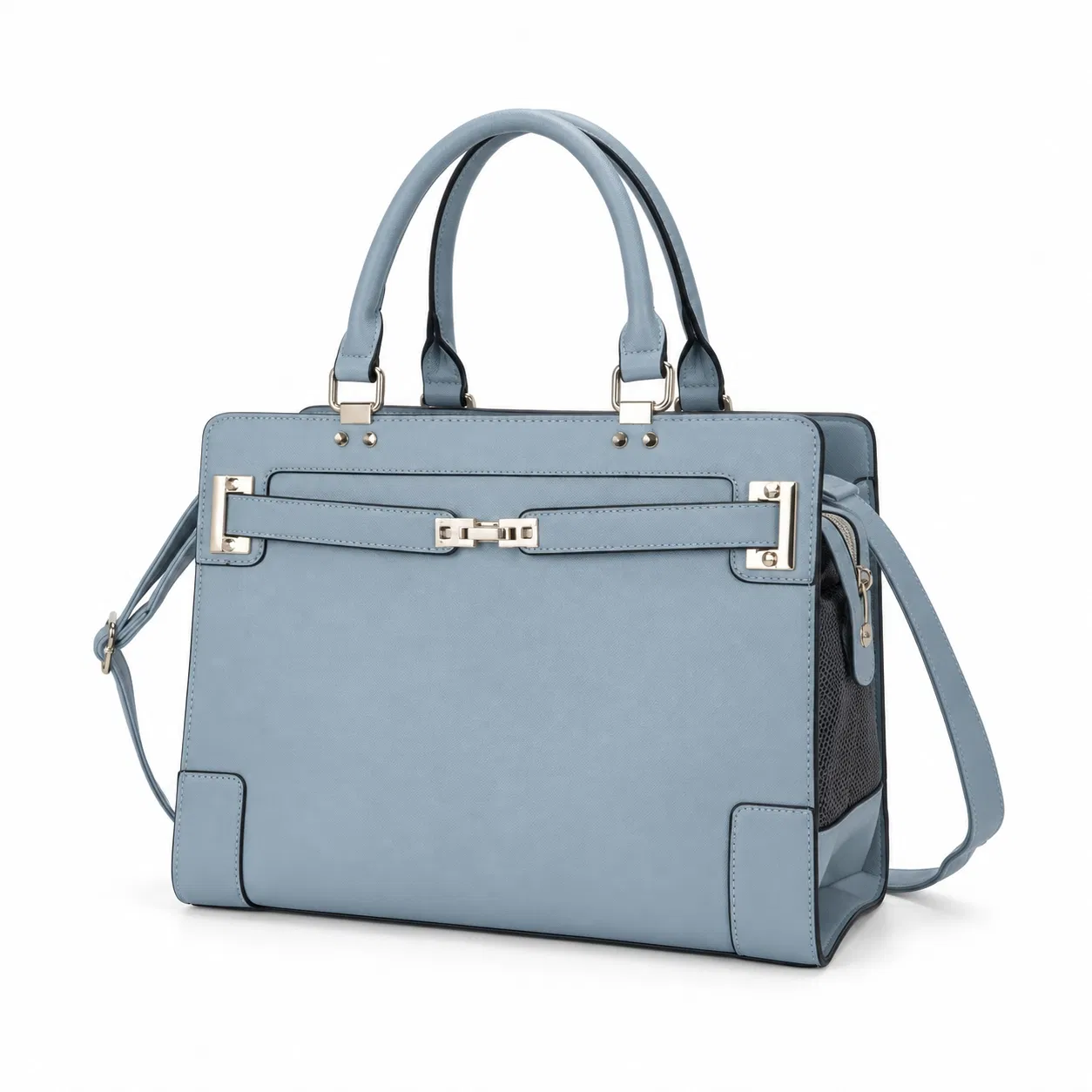 PU Leather Soft Sided Pet Carrier Handbag