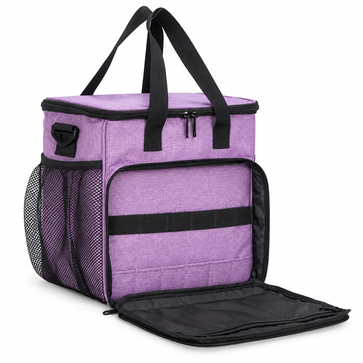 Pet Grooming Tools Organizer Tote Bag with Mesh Pockets
