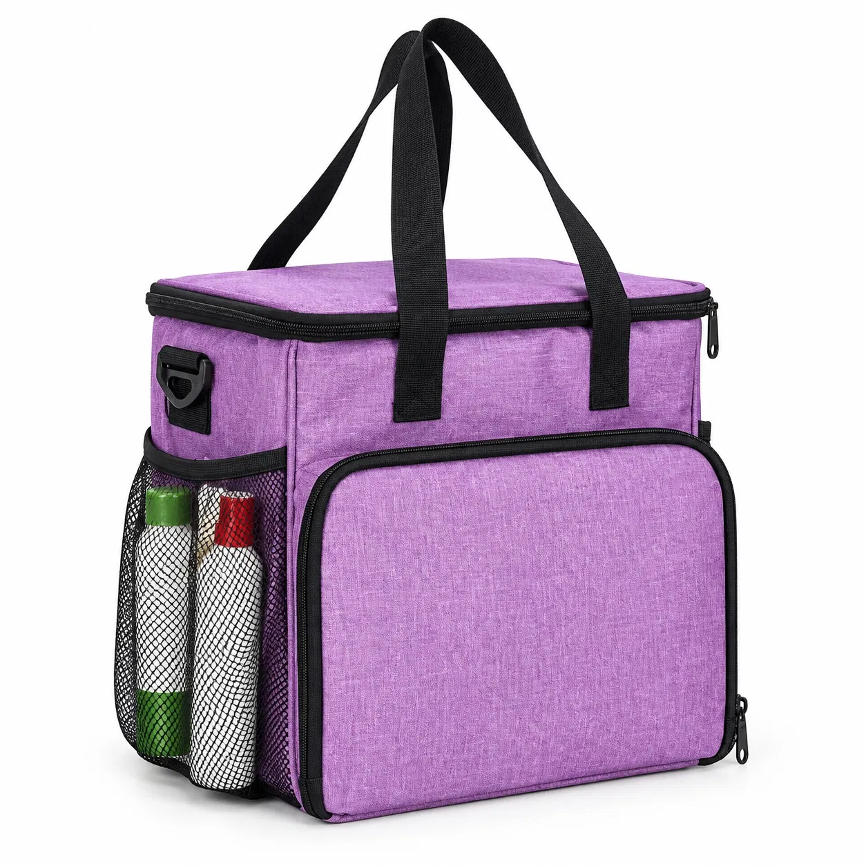 Pet Grooming Tools Organizer Tote Bag with Mesh Pockets