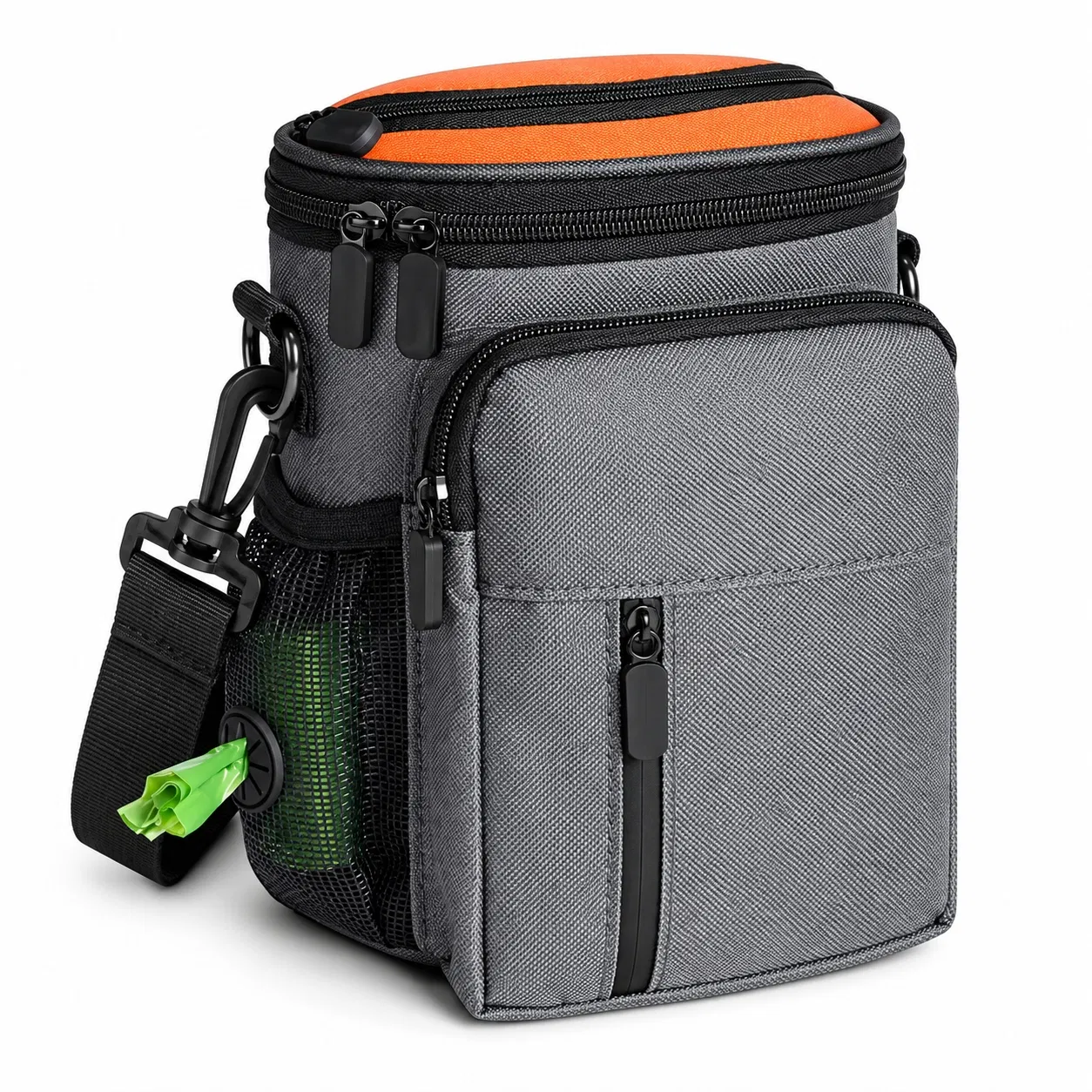 Dog Training Treat and Waste Bag with Built-in Dispenser