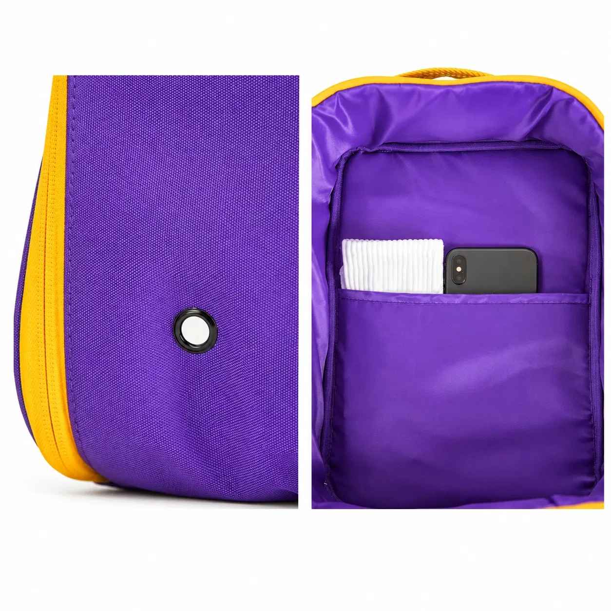 Custom Polyester Zipper Shoe Storage Travel Bag for Women