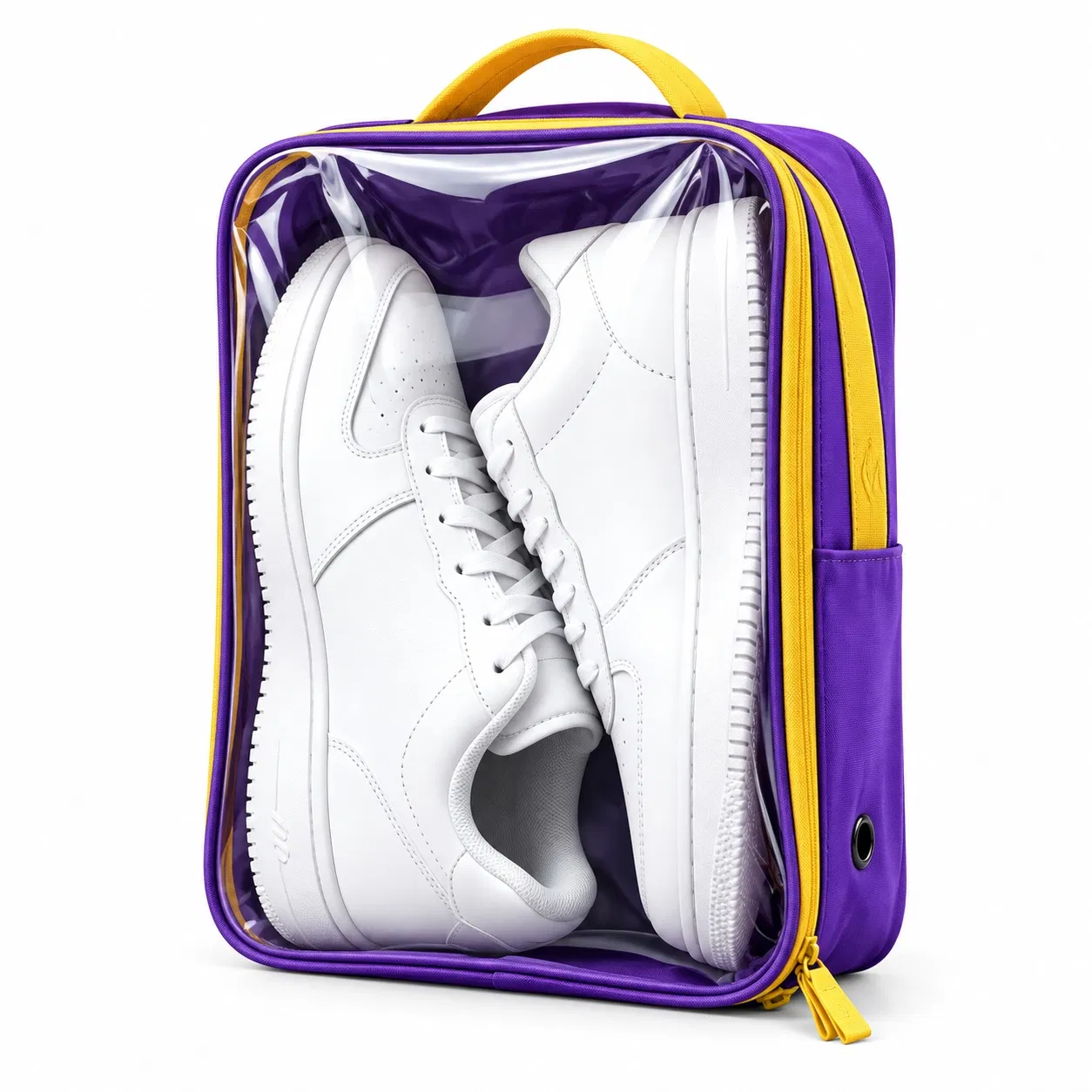 Custom Polyester Zipper Shoe Storage Travel Bag for Women