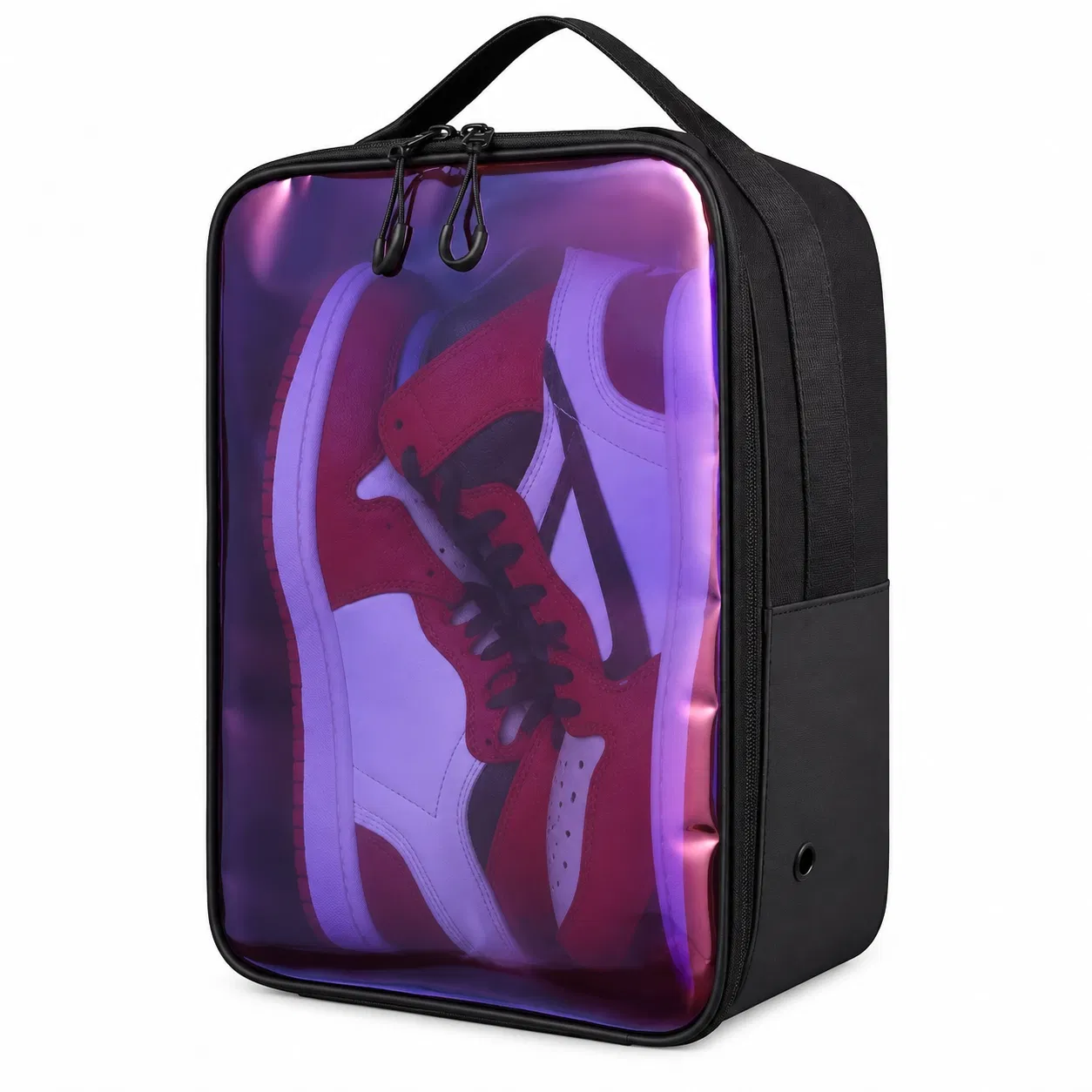 Custom Polyester Zipper Shoe Storage Travel Bag for Women