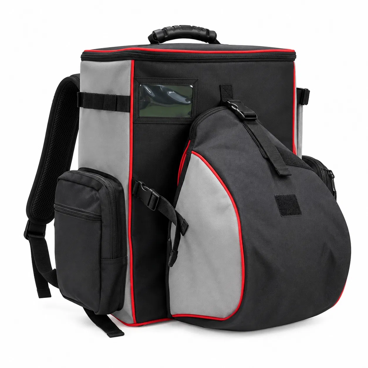Heavy Duty Welding Helmet Tool Backpack with Large Capacity