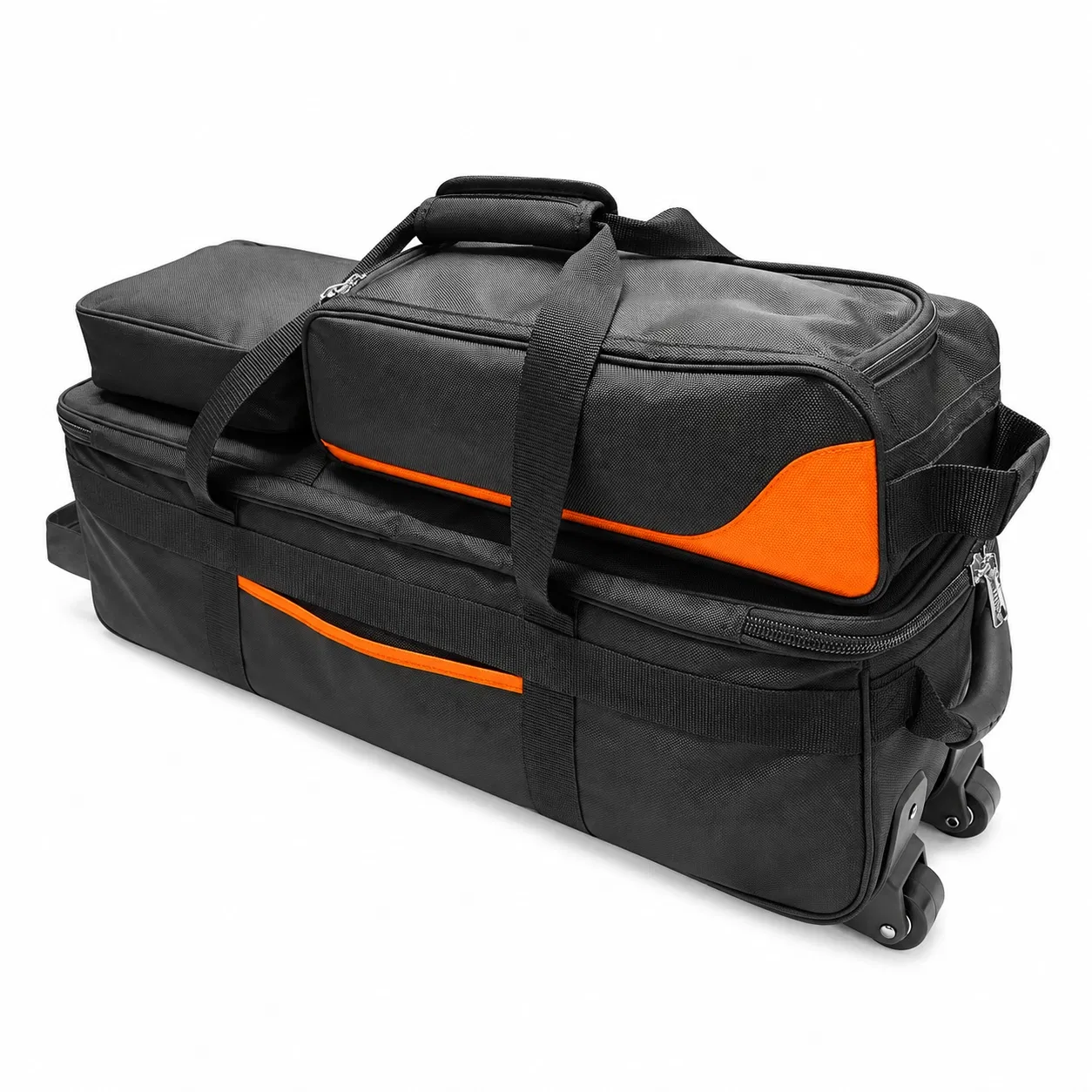 Custom Nylon 3-Ball Bowling Roller Bag for Tournament Travel