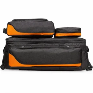 Custom Nylon 3-Ball Bowling Roller Bag for Tournament Travel