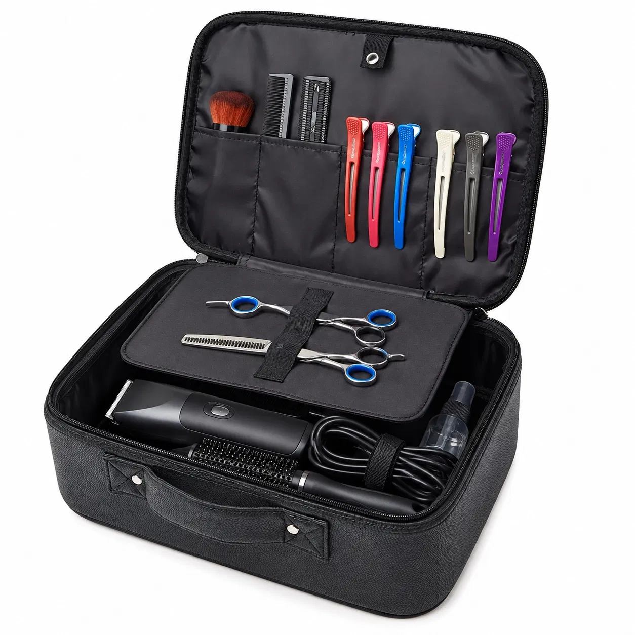 Custom Polyester Barber Tool Carrying Bag for Hair Stylists