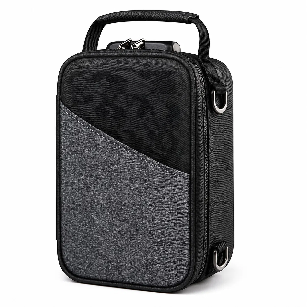 Custom Polyester Smell Proof Lockable Shoulder Storage Bag