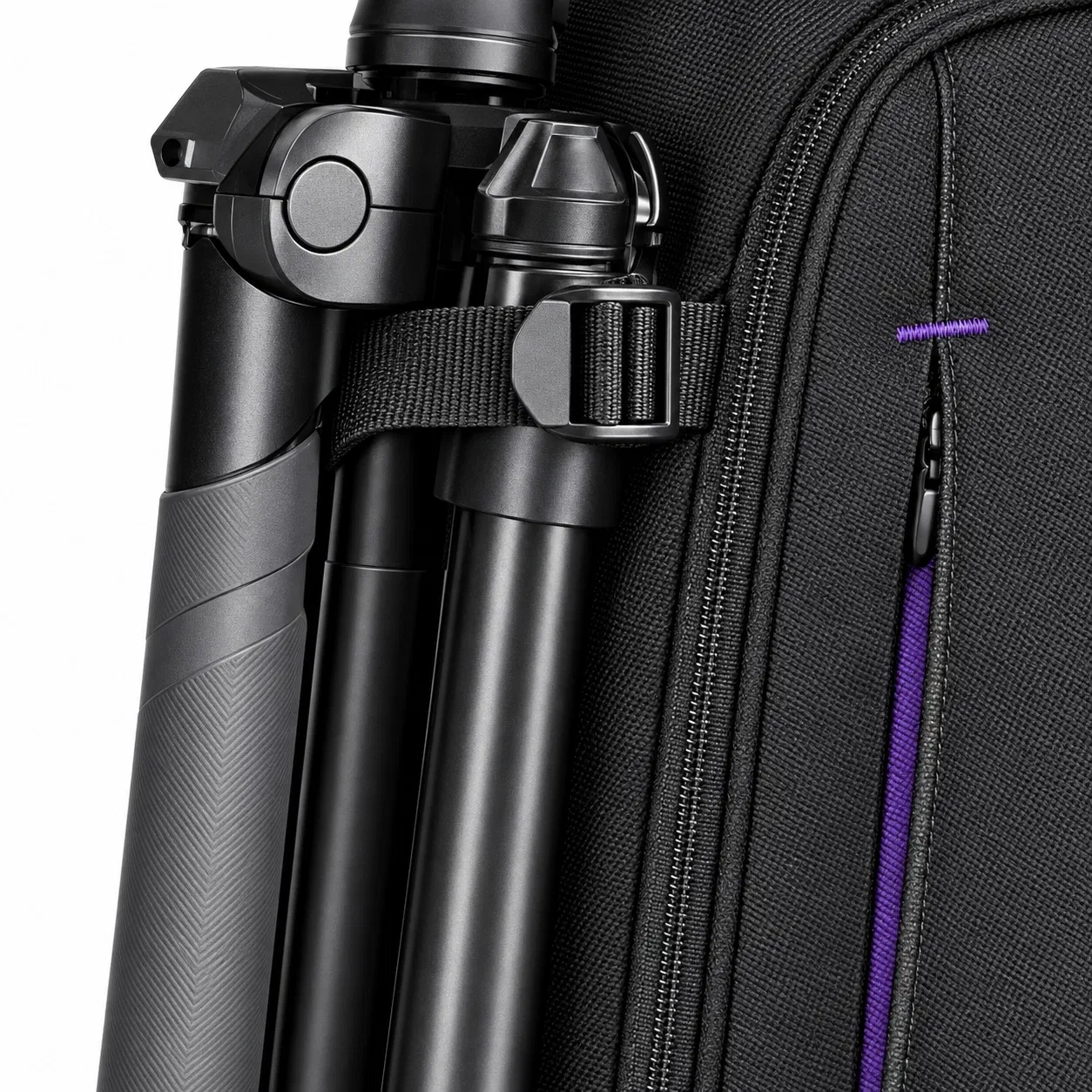 Custom Polyester DSLR Camera Travel Backpack with Padded Gear Compartments