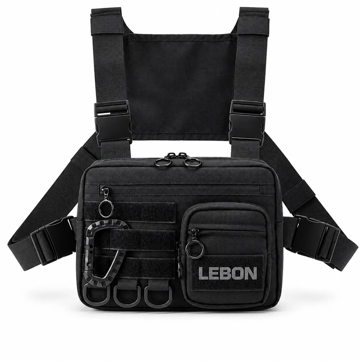 Custom Polyester Tactical Sports Chest Pack with Adjustable Straps