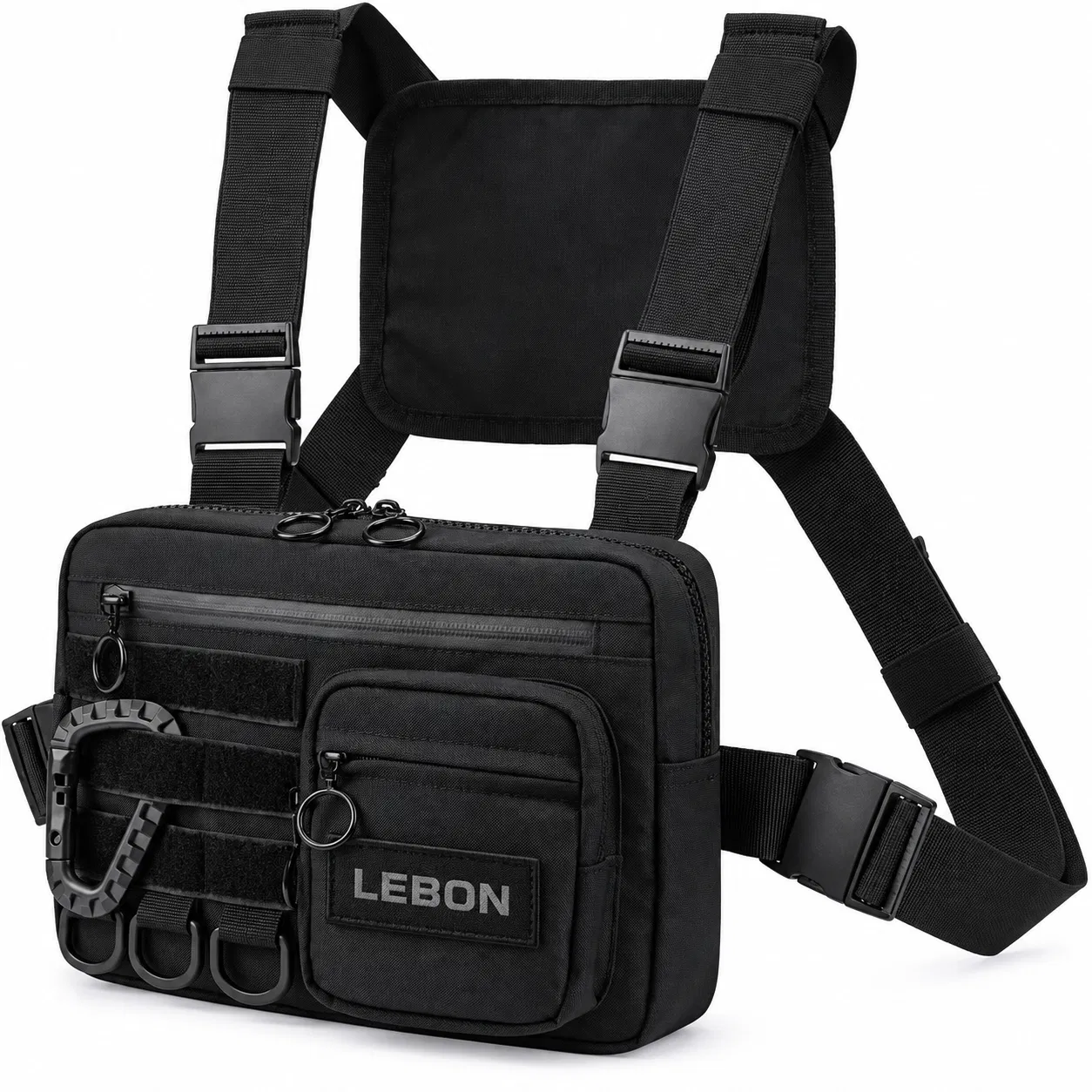Custom Polyester Tactical Sports Chest Pack with Adjustable Straps
