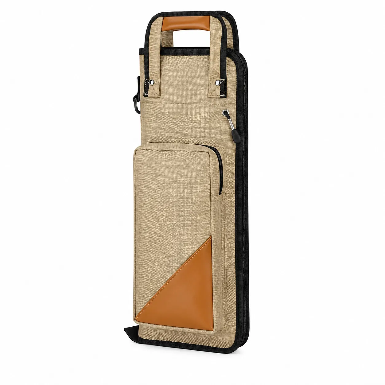 Custom Drumstick Holder Case with Pockets and Zipper for Percussion Accessories