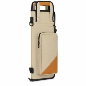 Custom Drumstick Holder Case with Pockets and Zipper for Percussion Accessories