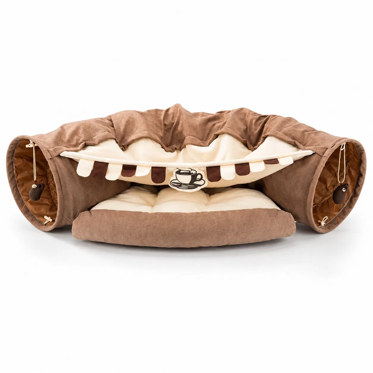 Lebon Lb-Yc0557 Foldable Cat Tunnel Bed Removable Washable Cat Nest