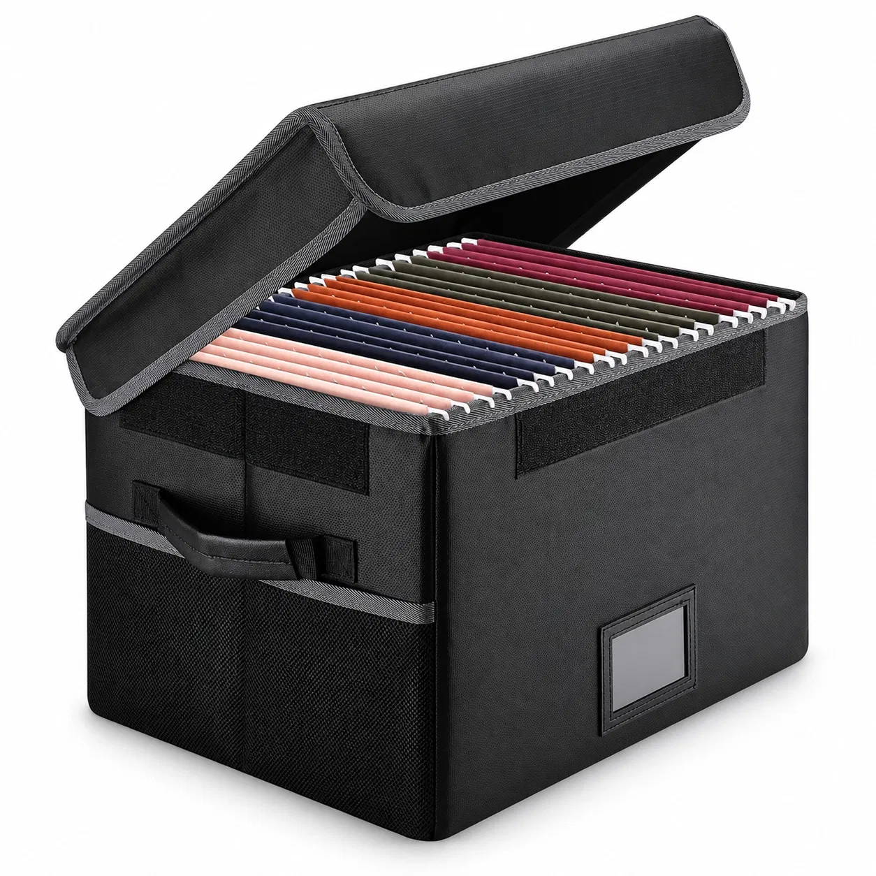 Lebon Lb-Yc0558 Foldable File Organizer Storage Box with Lid