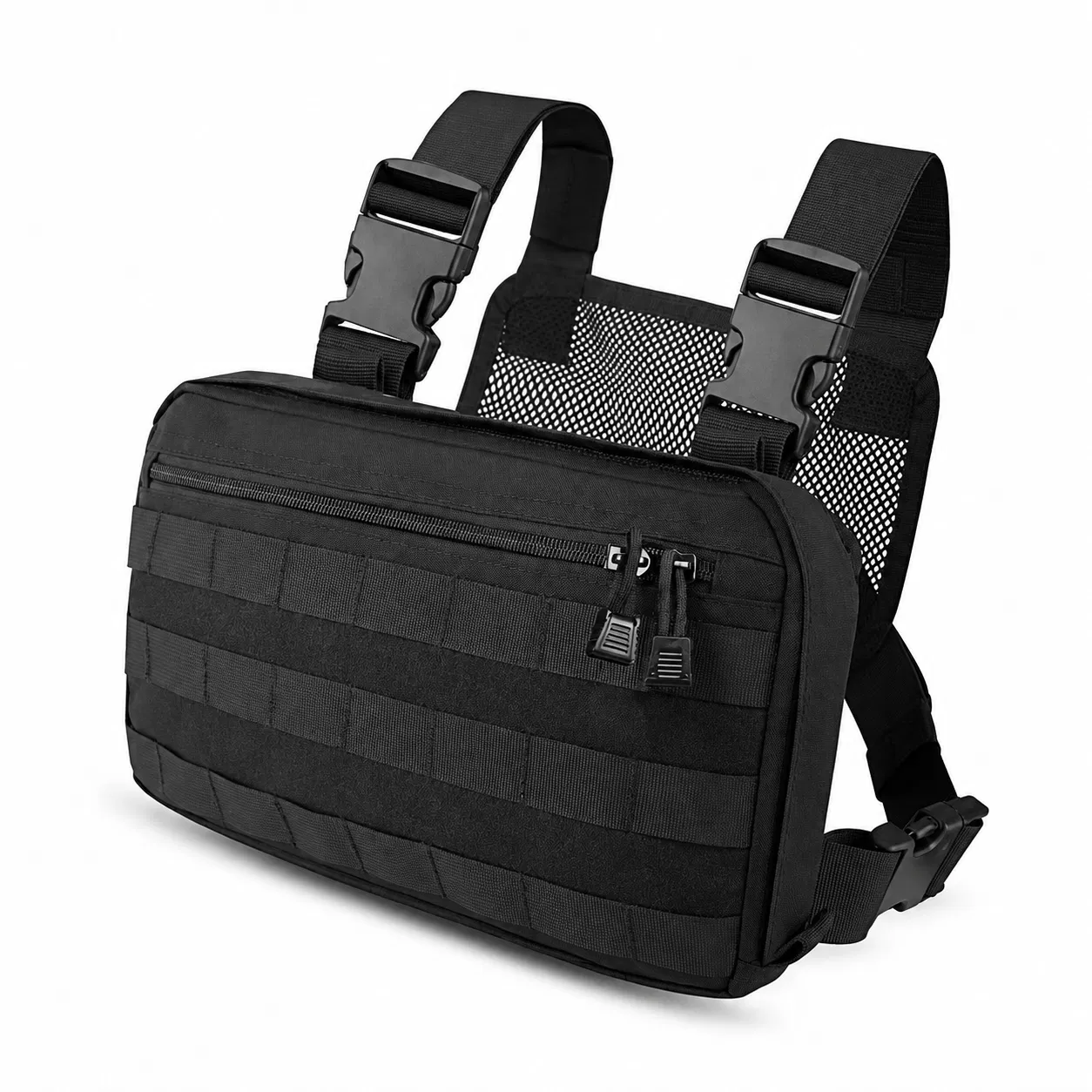 Lebon Lb-Yc0561 Nylon Tactical Radio Chest Harness Bag