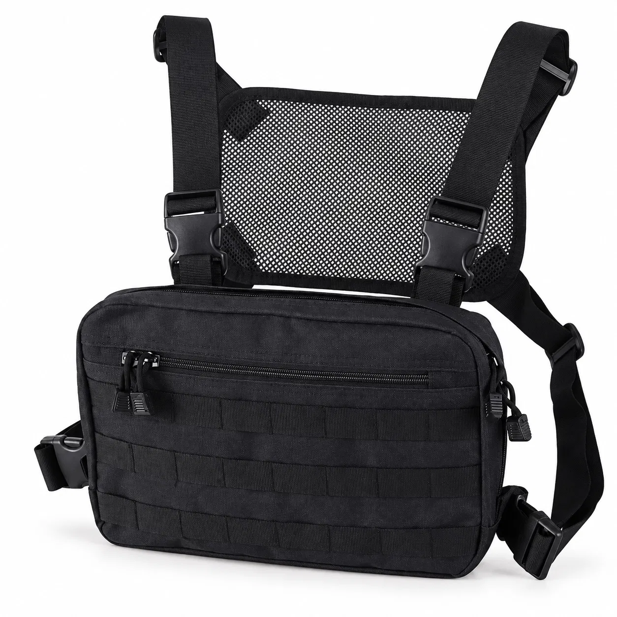 Lebon Lb-Yc0561 Nylon Tactical Radio Chest Harness Bag