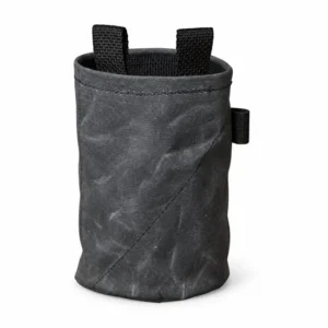 Custom Waxed Canvas Climbing Chalk Bag with Drawstring