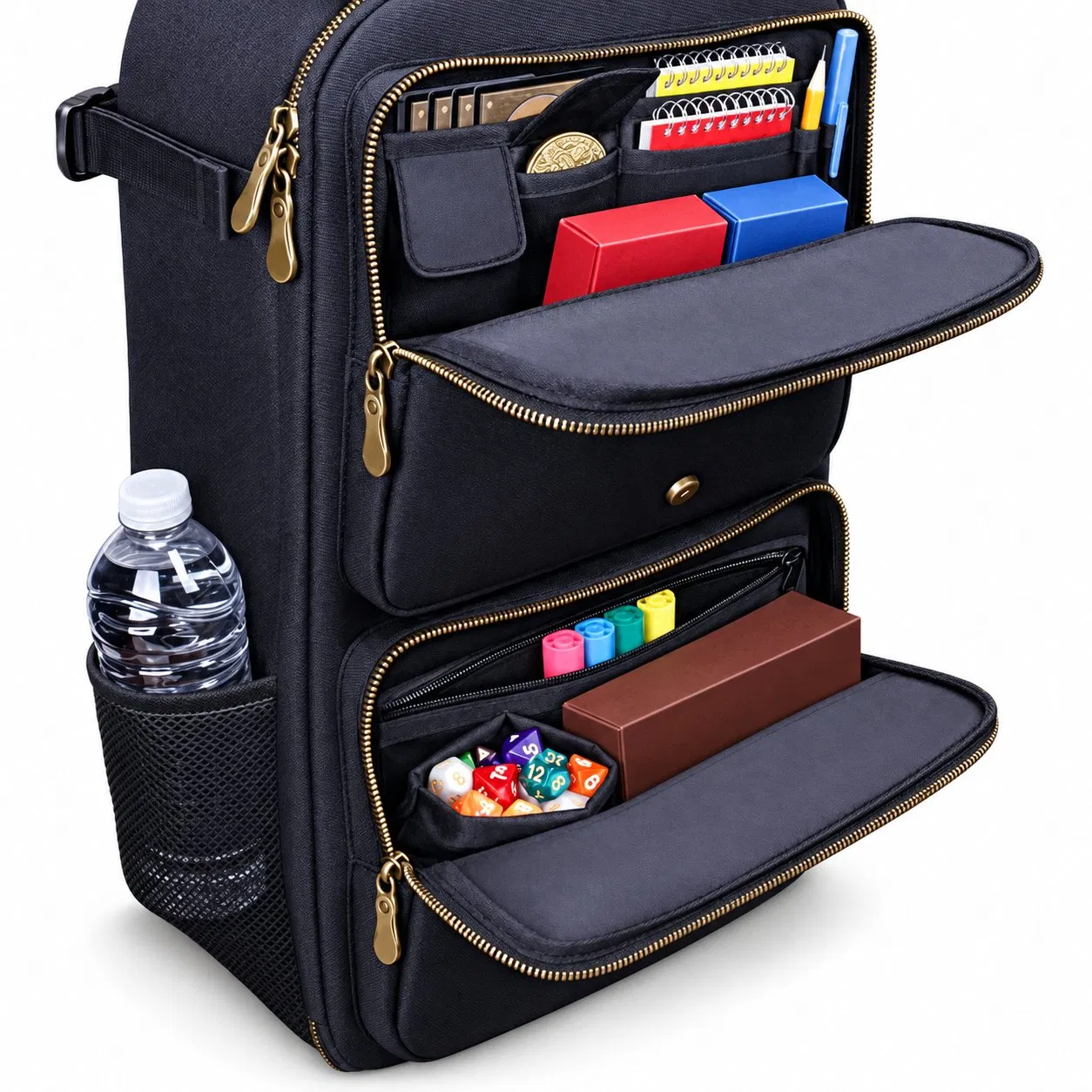 Polyester Game Backpack for Playmats Deck Boxes and Sleeved Cards