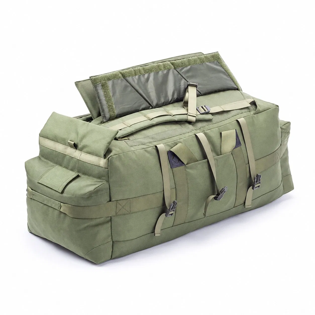 Custom Tactical Travel Bag with Zipper Closure for Hiking and Camping