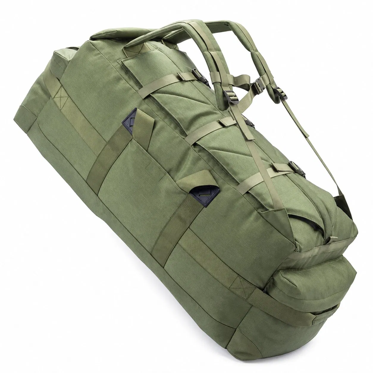Custom Tactical Travel Bag with Zipper Closure for Hiking and Camping